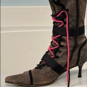Diesel boots with heels